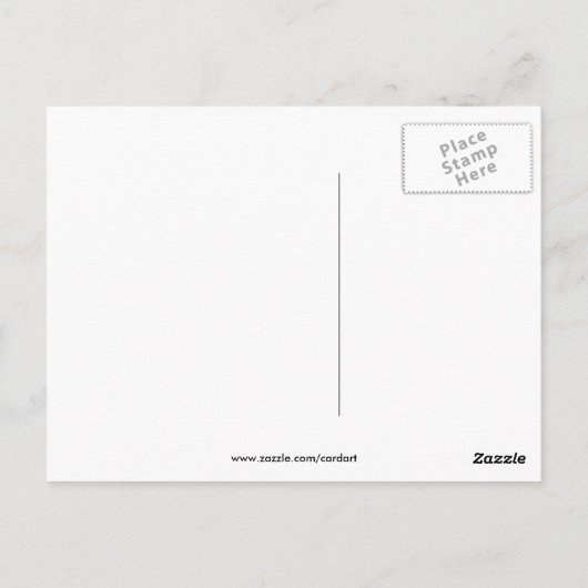 hand briefkaart (Achterkant)