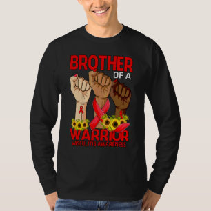 Hand broer van een krijger vasculitis bewustzijn z t-shirt