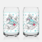 Hand Bunny Soda Glass Blikvorm Glas (Achterkant)