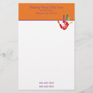 Hand Child Care Briefpapier