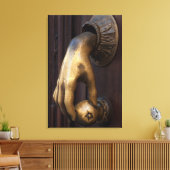 Hand deur klopper close-up, Mexico Canvas Afdruk (Insitu (Woonkamer))