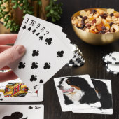 Hand draw Bernese moundog Pokerkaarten (Insitu)