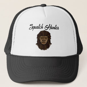 Hand draw Bigfoot Sasquatch Swamp Apple Hunter Trucker Pet
