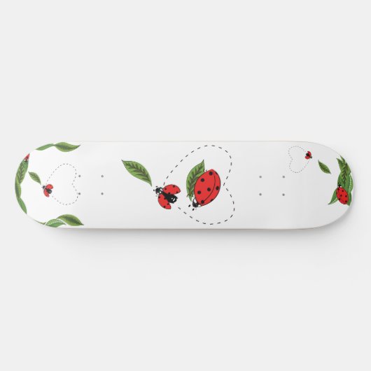 Hand draw Lady bug Skateboard (Horizontaal)