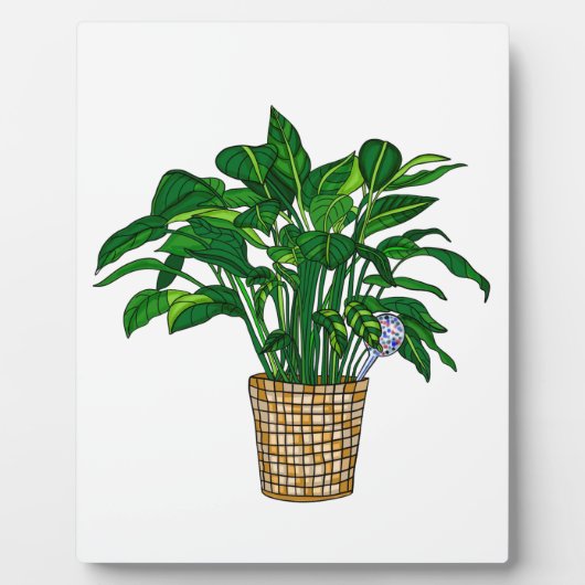 Hand draw Peace Lily Fotoplaat (Voorkant)