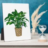 Hand draw Peace Lily Fotoplaat (Zijkant)