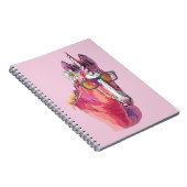 Hand drawing pink Unicorn Notitieboek (Rechterzijde)
