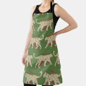 Hand Drawn Abstract Leopard Cheetah met Animal Sk Schort (Insitu)