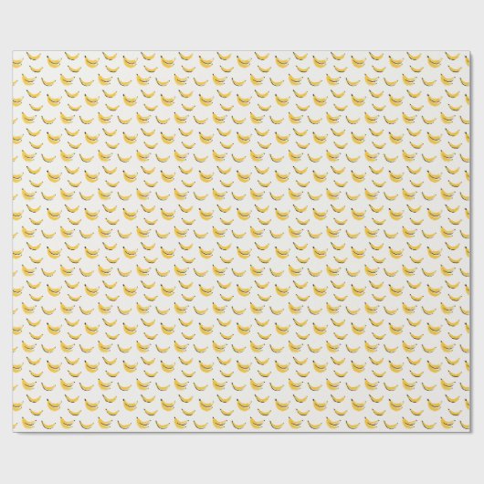 Hand-drawn bananas, stylish seamless pattern. cadeaupapier (Vlak)