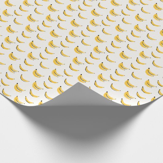 Hand-drawn bananas, stylish seamless pattern. cadeaupapier (Hoek)