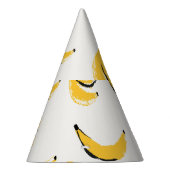 Hand-drawn bananas, stylish seamless pattern. feesthoedjes (Rechts)