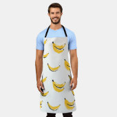 Hand-drawn bananas, stylish seamless pattern. schort (Gedragen)