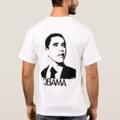 Hand Drawn Barack Obama Pic T-shirt (Achterkant)