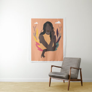 Hand Drawn Black Awareness Day Concept Wandkleed