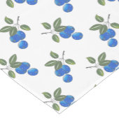 Hand Drawn Blueberries Pattern 3 Korte Tafelloper (Hoek)