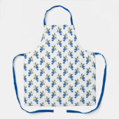 Hand Drawn Blueberries Pattern 3 Schort (Voorkant)