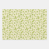 Hand-Drawn Botanical Nature Seamless Pattern  Inpakpapier Vel (Voorkant 3)