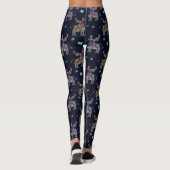 hand drawn cows leggings (Achterkant)