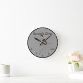 Hand Drawn Dancer's Clock Ronde Klok (Huis)