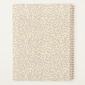 Hand drawn ditsy Lavender Daisies – Mini Floral Planner (Achterkant)