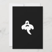 Hand Drawn Doodles Schattige Halloween Party Kaart (Achterkant)