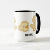 Hand Drawn Duck Custom Cute Mug Mok (Voorkant rechts)