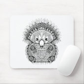 Hand Drawn Echidna Doodle Muismat (Met muis)