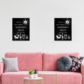 Hand Drawn Engagement Party Wedding Welcome Sign. (Salon)