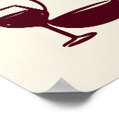 Hand Drawn Engagement Party Wedding Welcome Sign. Poster (Hoek)