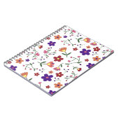 Hand-Drawn Floral Pattern Notitieboek (Linkerzijde)