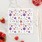 Hand-Drawn Floral Pattern Servet (Insitu)