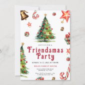 Hand Drawn Friendsmas Party Invitation (Devant)