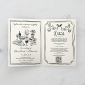 Hand Drawn Funky Drawing Handwritting Wedding  (Binnen)