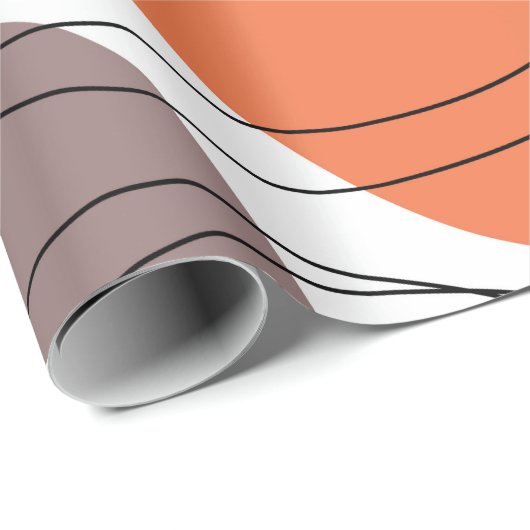 Hand drawn geometric seamless modern abstract mult cadeaupapier (Rol Hoek)