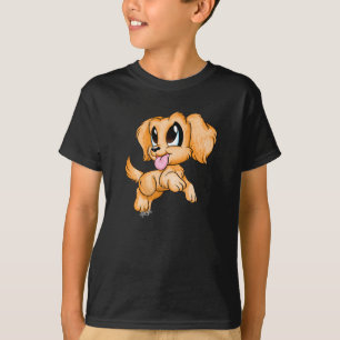 Hand Drawn Golden Retriever T-shirt Football Kind
