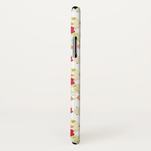 Hand Drawn Hibiscus Pattern Case-Mate iPhone Case (Achterkant / rechts)