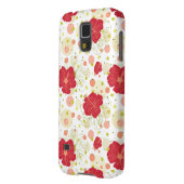 Hand Drawn Hibiscus Pattern Case-Mate Samsung Galaxy Hoesje (Achterkant Links)