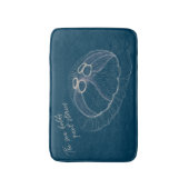Hand drawn Jellyfish Art  Badmat (Voorkant Verticaal)