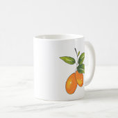 Hand Drawn Kumquats Koffiemok (Voorkant rechts)