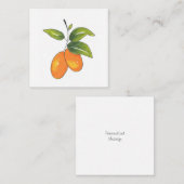 Hand Drawn Kumquats Notitiekaartje (Voorkant / Achterkant)