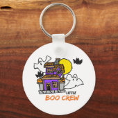 Hand Drawn Little Boo Crew Halloween Sleutelhanger (Voorkant)