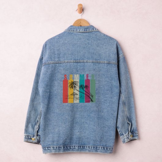Hand-Drawn Look Art Lover's Denim Jacket - Unique (Hangar)