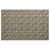 Hand Drawn Love Pattern Stof (Fat Quarter)