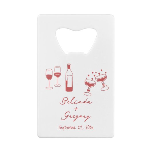 Hand Drawn Maroon Illustrations Doodles Wedding (Dos)