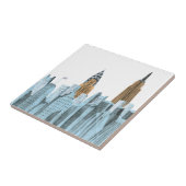 Hand Drawn New York City, NY Tegeltje (Zijkant)