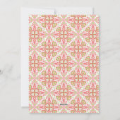 Hand-Drawn Ornament Pattern Holiday Photo Card Feestdagenkaart (Achterkant)