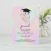 Hand Drawn Owl Kaart (Staand voorkant)