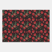 Hand-drawn Pomegranate Fruits Seamless Pattern Inpakpapier Vel (Voorkant)