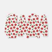 Hand Drawn Red Tomato Pattern Bedankdoosjes (Uitgevouwen)