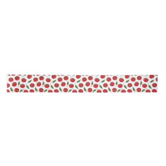 Hand Drawn Red Tomato Pattern Lint (Voorkant)